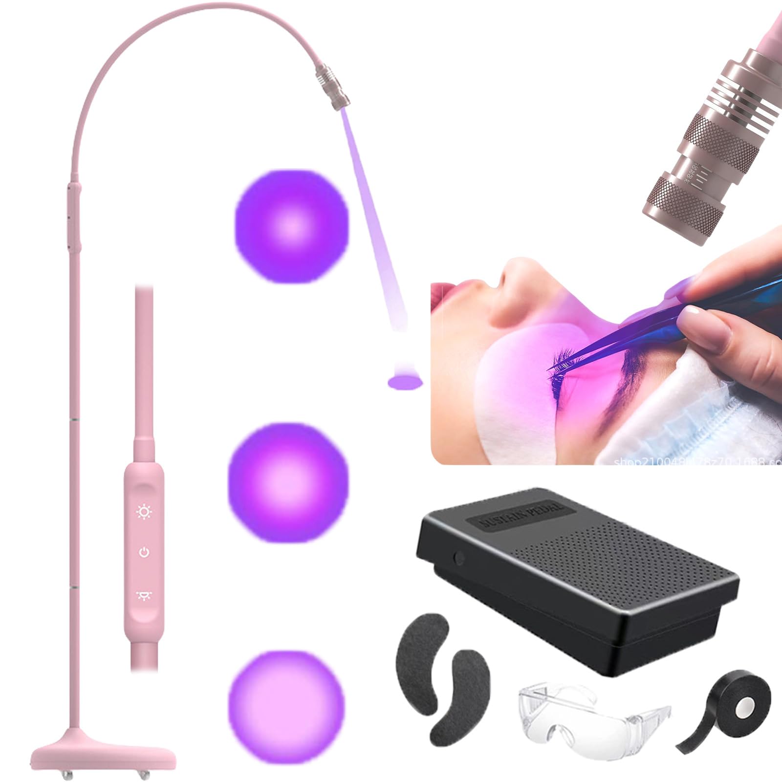 Amazon.co.jp: LEDライト マツエク専用フレキシブルグースネック